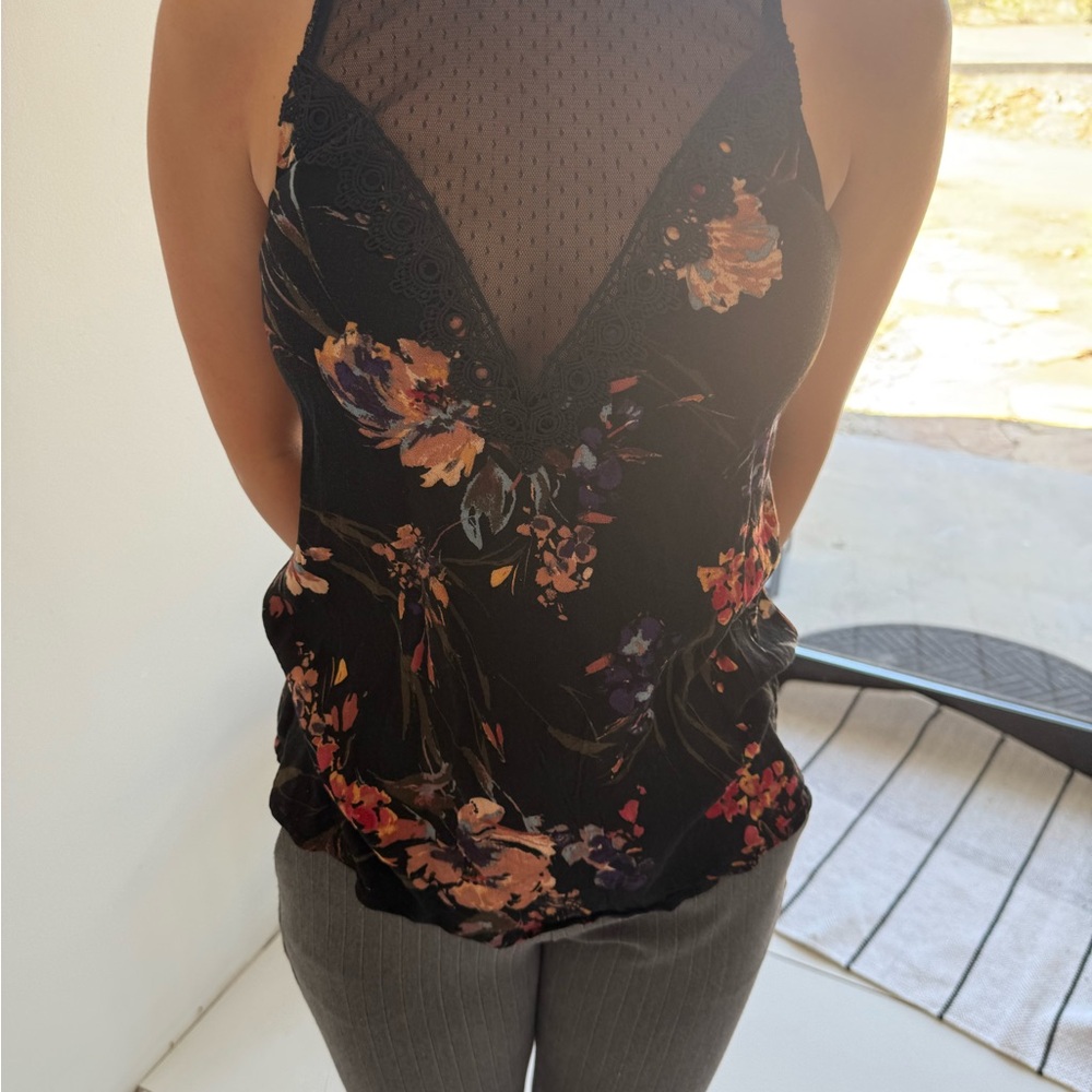 Daytrip Black Floral Camisole